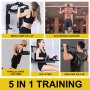 VEVOR Barra de Tracción Montada en La Pared para Todas Personas Ideal para El Entrenamiento Puede Instalar Esta Barra de Tracción Montada en La Habitación El Hogar o En Gimnasio Comercial Color Negro