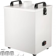 VEVOR Purificador de Humo de Aire Puro 80 W para Láser CNC, Extractor de Humo Puro de Aire Tamaño de 37 x 25 x 40 cm, Purificador de Humo para Máquina de Grabado Antioxidante Volumen de Aire 180 m³ /H