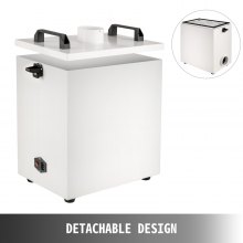 VEVOR Purificador de Humo de Aire Puro 80 W para Láser CNC, Extractor de Humo Puro de Aire Tamaño de 37 x 25 x 40 cm, Purificador de Humo para Máquina de Grabado Antioxidante Volumen de Aire 180 m³ /H