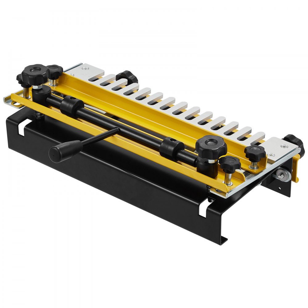 VEVOR Plantilla de Cola de Milano Ancho de 310mm Plantilla de Enrutador de Cola de Milano con Cortador de Espiga 12,7mm Alineación Precisa Herramienta de Carpintería para Muebles, Gabinetes de Madera