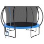 VEVOR Trampolín Exterior Interior Trampolín para Niños 265 cm Carga Máxima 180 kg con Red de Seguridad de 360​​​​° Cubierta de Espuma Gruesa Fácil de Instalar para Parque de Ocio en el Patio Trasero