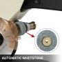 VEVOR Cortador de Tela Rotatorio, Máquina Cortadora de Tela Eléctrica, de 100mm, Máquina de Cortar Tela Eléctrico para Seda Lana Cuero, con Cuchilla, tijeras electricista profesional