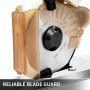 VEVOR Cortador de Tela Rotatorio, Máquina Cortadora de Tela Eléctrica, de 100mm, Máquina de Cortar Tela Eléctrico para Seda Lana Cuero, con Cuchilla, tijeras electricista profesional