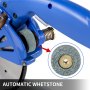 Cortadora De Tela Rotativa Eléctrica De 110mm Con Cuchilla Azul 5 Velocidades