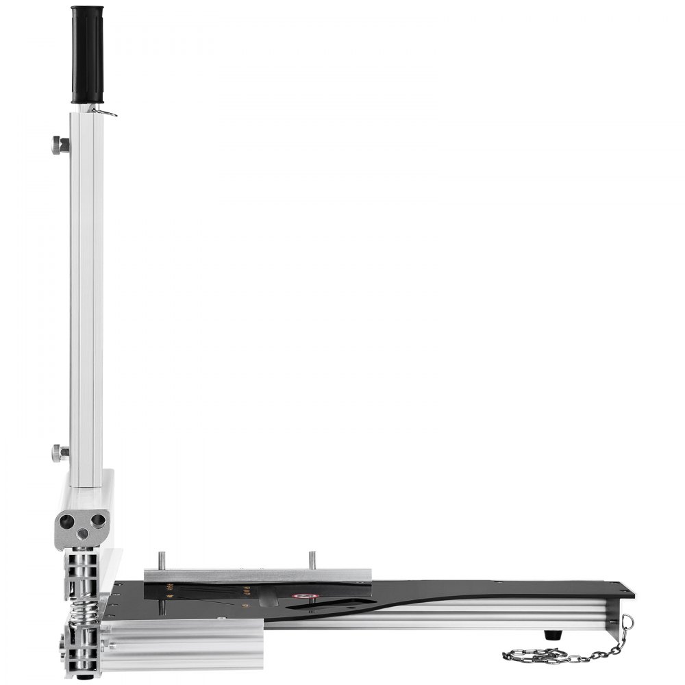 VEVOR Cortador de Pisos Laminados, Longitud de Corte 9" Guillotina para Laminado 38x60x30 cm, Ángulo de Corte 0°-45° Cortador de Suelo Laminado con Mango 69 cm para Hogar y Talleres, Blanco y Negro