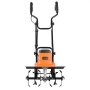 VEVOR Corded Electric Tiller, 45cm Tilling Width Garden Rototiller, 1500W Motor Heavy-Duty Tilling Machine, Cultivator with Steel Tines and Foldable Handle, for Lawn, Yard, and Gardening Care