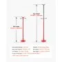 VEVOR Soporte de Elevación Inferior Capacidad de 500 kg Soporte para Debajo del Polipasto Elevación de 137,2-213 cm, Manija Giratoria Montado en Cojinete, Tornillo Roscado Autoblocante para Garajes