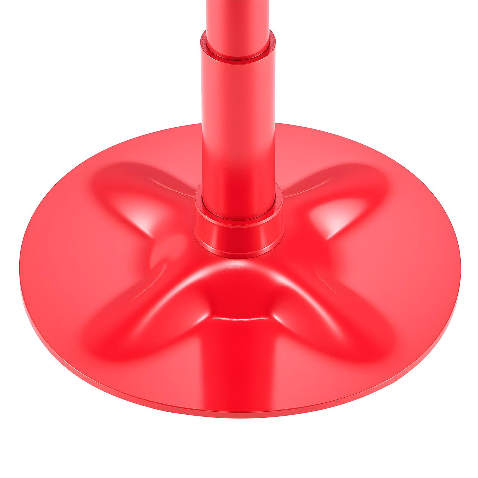 VEVOR Soporte de Elevación Inferior Capacidad de 500 kg Soporte para Debajo del Polipasto Elevación de 137,2-213 cm, Manija Giratoria Montado en Cojinete, Tornillo Roscado Autoblocante para Garajes