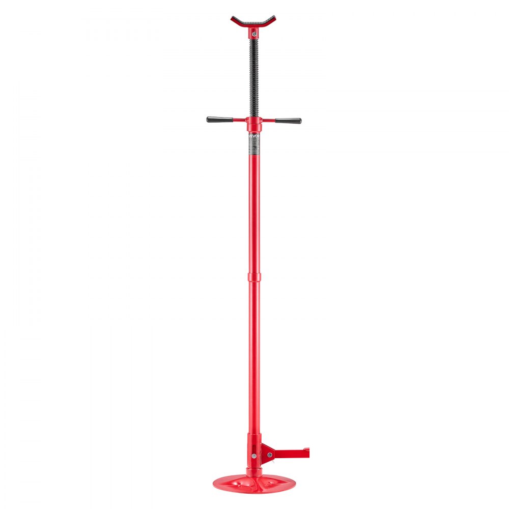 VEVOR Soporte de Elevación Inferior Capacidad de 750 kg, Soporte para Debajo del Polipasto Elevación de 132-203,2 cm, Manija Giratoria Montado en Cojinete, con Pedal, para Tareas de Reparación