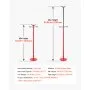 VEVOR Soporte de Elevación Inferior Capacidad de 750 kg Soporte para Debajo del Polipasto Elevación de 1372-2130 mm, Manija Giratoria Montado en Cojinete, Tornillo Roscado Autoblocante para Garajes