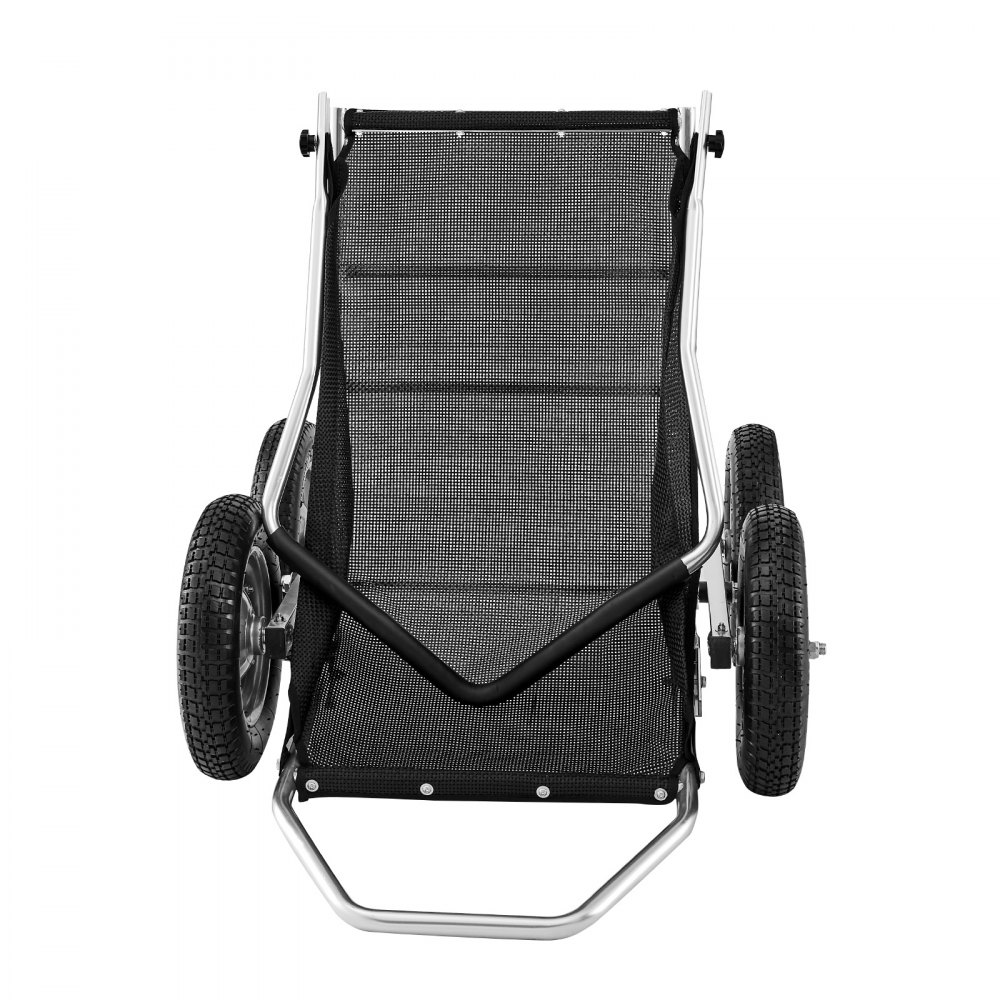 VEVOR Carro de Transporte Resistente, Carro de Caza Plegable Todoterreno con Neumáticos Amortiguadores, para Caza, Pesca y Senderismo, Capacidad de Carga de 227 kg, 1700 x 800 x 1537 mm, 4 Ruedas