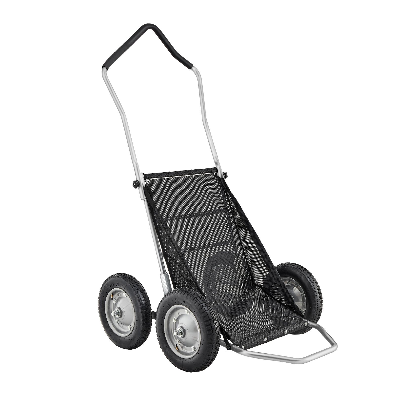 VEVOR Carro de Transporte Resistente, Carro de Caza Plegable Todoterreno con Neumáticos Amortiguadores, para Caza, Pesca y Senderismo, Capacidad de Carga de 227 kg, 1700 x 800 x 1537 mm, 4 Ruedas