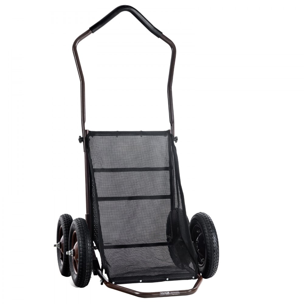 VEVOR Deer Cart, carro de caza plegable con capacidad de 500 libras, carro de caza con 4 ruedas grandes y mango ergonómico, accesorios resistentes para carro de caza, plataforma para equipo utilitario para caza, pesca y senderismo