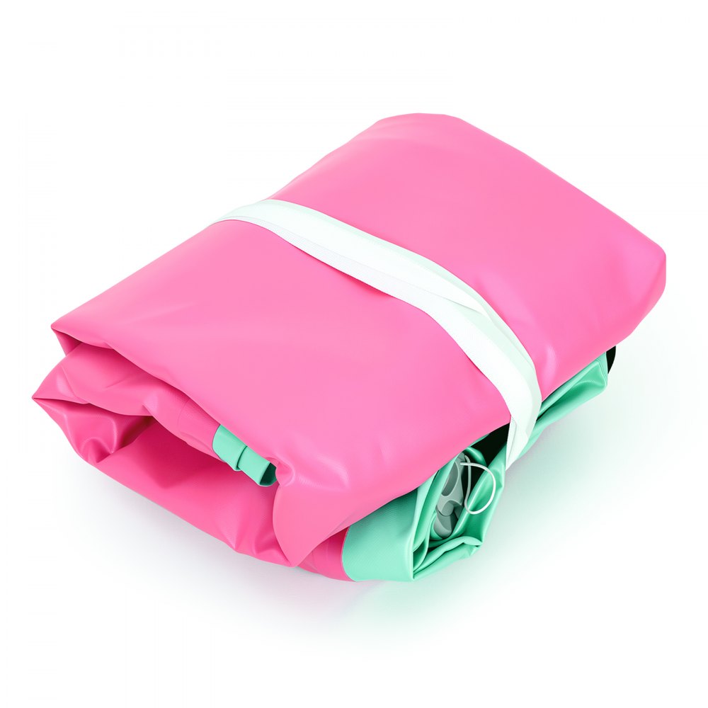 VEVOR Rodillo Hinchable para Gimnasia 120x75 cm de PVC con Bomba Eléctrica, para Yoga, Entrenamiento de Volteretas hacia Atrás, con Material de PVC Resistente y Robusto, para Uso Doméstico, Gimnasio