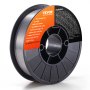 Carrete de alambre de soldadura MIG VEVOR, tamaño de 0,035&quot;/0,9 mm, peso de 10 lb, carrete de plástico negro con etiqueta naranja.