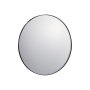 VEVOR Espejo de Pared Espejo de Maquillaje Espejo de Baño Diámetro de 762 mm Espejo Redondo Marco de Aleación de Aluminio Negro con Soporte en Forma de Z para Baño Dormitorio Sala de Estar