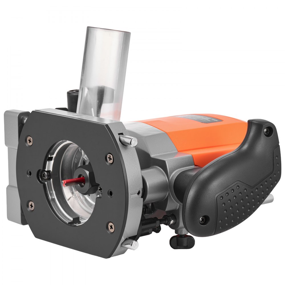 VEVOR Fresadora de Madera 1,6HP 1200W, Rebajadora Eléctrica de 6 Velocidades Variables, Arranque Suave, con Base de Inmersión, Fresadora de Cantos para Carpintería, Proyectos de Bricolaje, con Cable