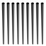 VEVOR Balaustres de Metal para Escalera, Husillos de Barandilla Decorativos de Aluminio, Paquete de 101 Balaustres de Cubierta con Tornillos, Barandilla Cubierta Hueca Clásica Negro 19 x 19 x 810 mm