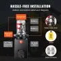 VEVOR Bomba Hidráulica DC 12 V 6 L Unidad Hidráulica de Doble Acción Flujo de Aceite 3,44 L/min Presión Máxima de Descarga 22 MPa para Volquete, Plataforma Elevadora, Remolque, Elevación y Descarga