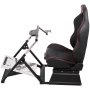VEVOR Soporte Volante Asiento para Simulación de Conducción Racing Simulator Simulador de Conducción PS4 Completo Simulador Cabina para Logitech