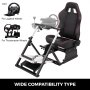 VEVOR Soporte Volante Asiento para Simulación de Conducción Racing Simulator Simulador de Conducción PS4 Completo Simulador Cabina para Logitech