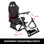 VEVOR Soporte Volante Asiento para Simulación de Conducción Racing Simulator Simulador de Conducción PS4 Completo Simulador Cabina para Logitech
