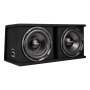 VEVOR Paquete de Subwoofer y Amplificador 1200 W RMS 305 mm, Subwoofer Dual con Carcasa, Amplificador Independiente y Juego de Cableado, para Maleteros de Vehículos y Sistemas de Audio de Coche