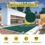 Cubierta de seguridad para piscina VEVOR con material poroso de alta densidad, duradero y resistente al desgaste.