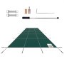 VEVOR Pool Cover, suitable for 6.7 x 12.2 m rectangular recessed winter cover, solid pool safety cover for swimming pools, winter safety cover