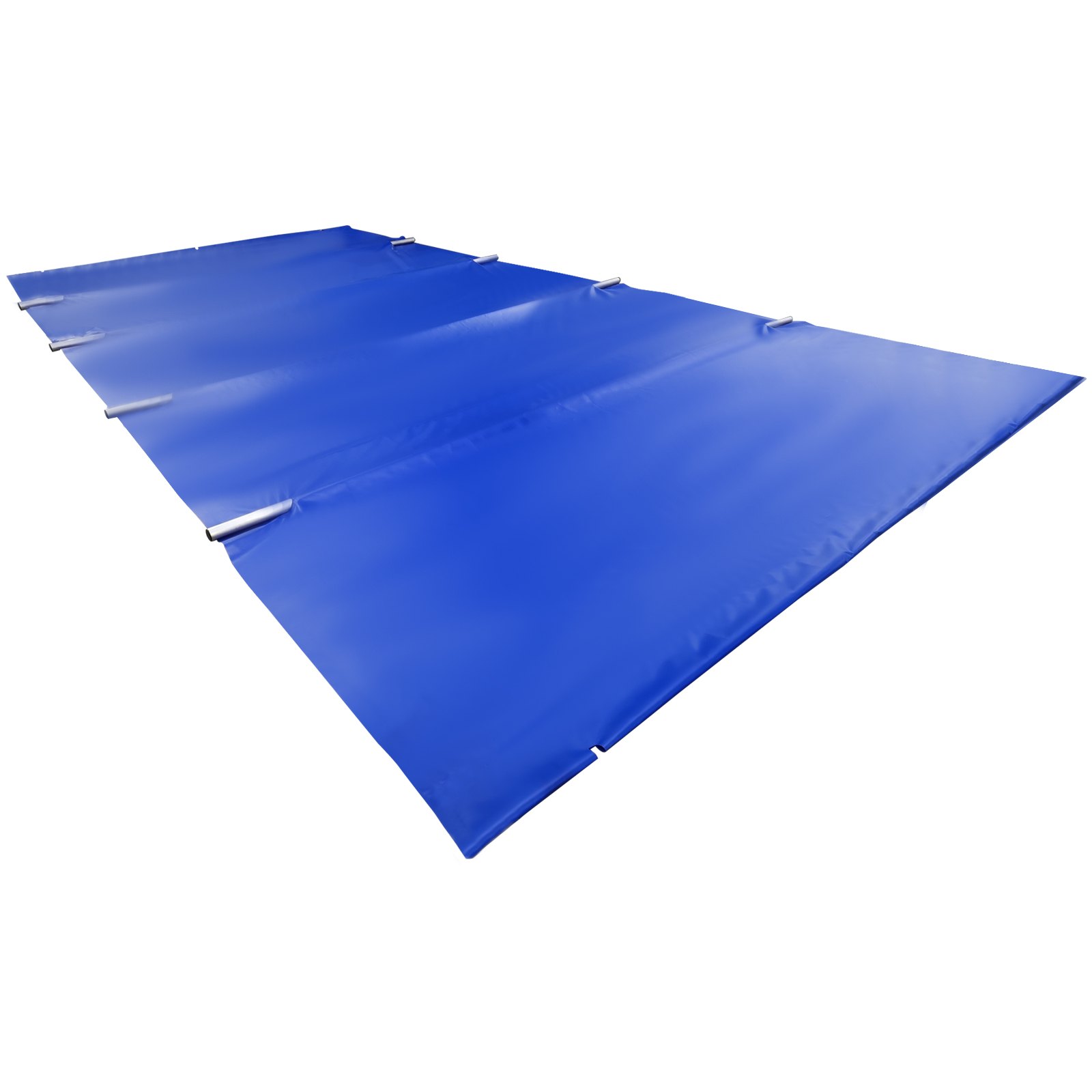 VEVOR Cubierta de Seguridad para Piscina Tamaño de 3,2 x 6,2 m Cobertor de Piscina Rectangular Tamaño de Piscina de 2,9 x 5,9 m Lona de Piscina de PVC Color Azul Fácil de Instalar y Prevenir Escombros