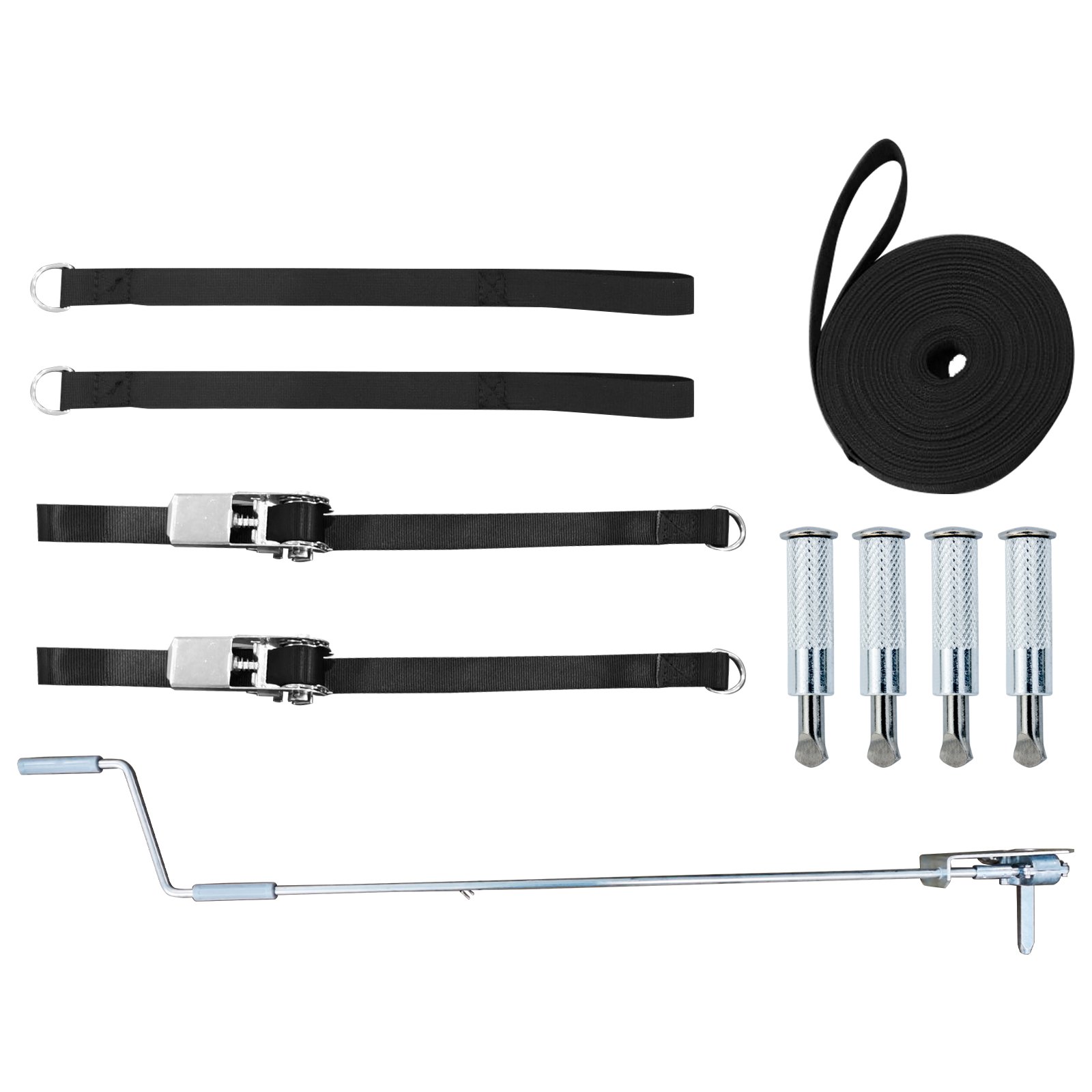 VEVOR Cubierta de Seguridad para Piscina Tamaño de 3,2 x 6,2 m Cobertor de Piscina Rectangular Tamaño de Piscina de 2,9 x 5,9 m Lona de Piscina de PVC Color Azul Fácil de Instalar y Prevenir Escombros