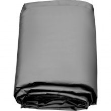 VEVOR Cubierta de Seguridad para Piscina Diámetro de 4 m Cobertor de Piscina Redondo, Tamaño de Piscina de 3,7 m de Diámetro Lona de Piscina de PVC Color Carbón, Fácil de Instalar y Prevenir Escombros