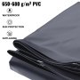Vevor Cobertor De Seguridad Para Piscina De 4 X 7 M Rectangular De Pvc Carbón