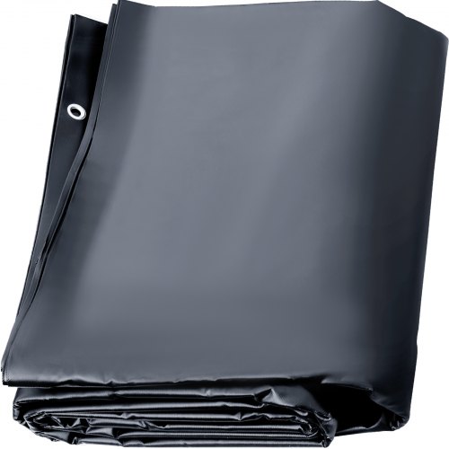 VEVOR Cubierta de Seguridad para Piscina de 4 x 8 m, Material de PVC Carbón