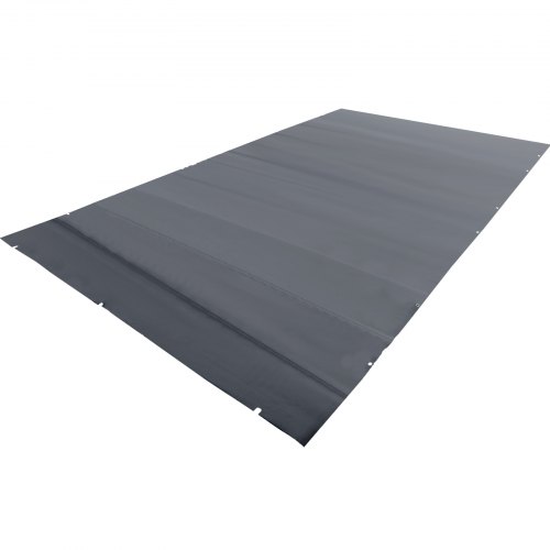 VEVOR Cubierta de Seguridad para Piscina de 4 x 8 m, Material de PVC Carbón