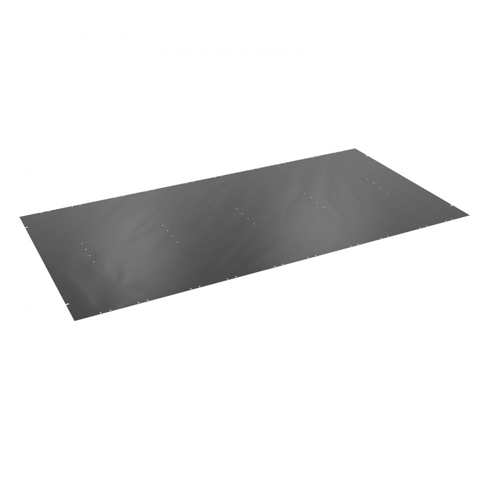 VEVOR Cubierta de Seguridad para Piscina 4 x 8 m Cobertor de Piscina Tamaño de Piscina 3,7 x 7,7 m, con 24 Tornillos de Tierra, para Todo Tipo de Piscinas como Hogar, Jardín, Hotel