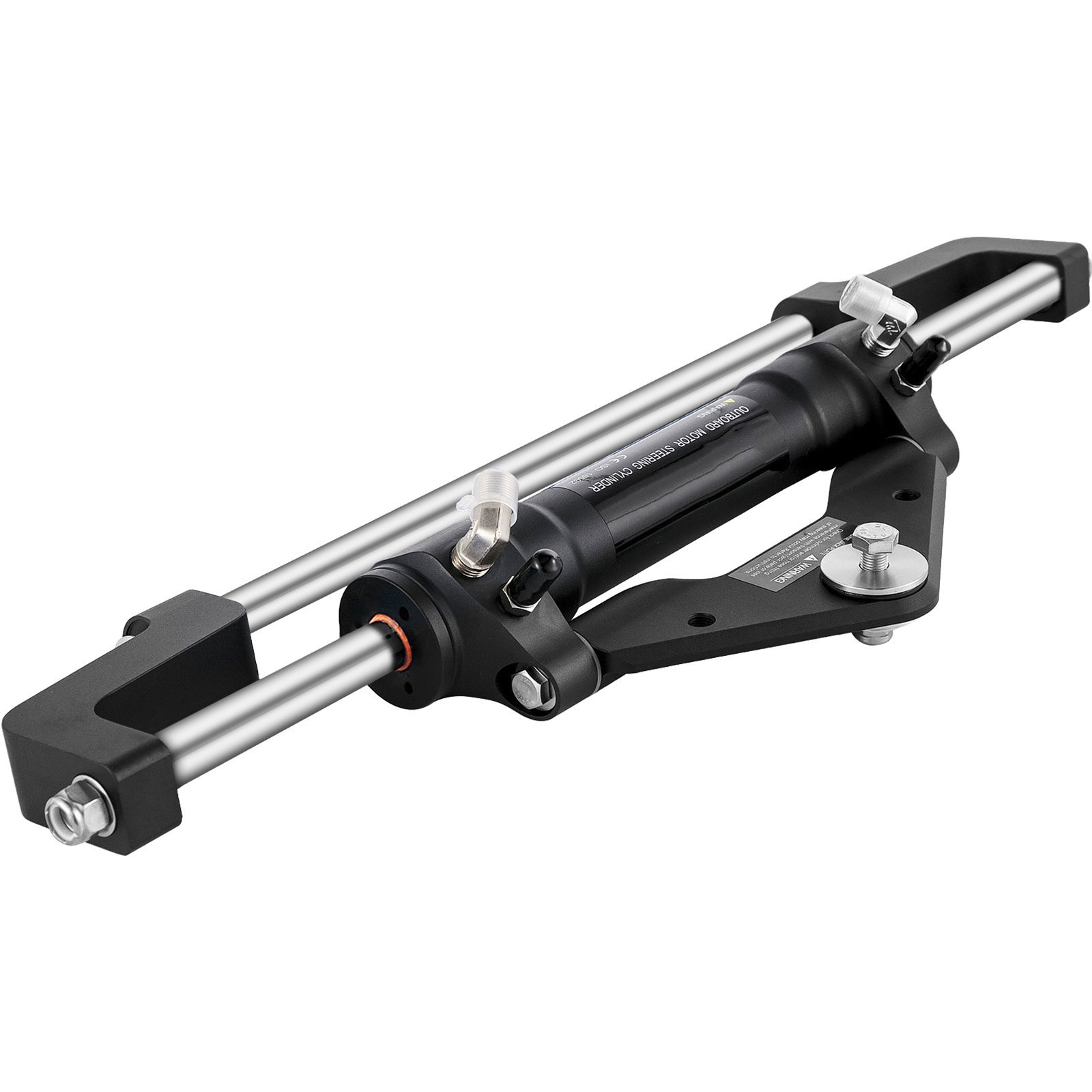 VEVOR Hydraulic Steering Cylinder 300 HP, hydraulic steering front mounted hydraulic outboard marine steering kit without hydraulic hose and helmet for outboard boat steering system