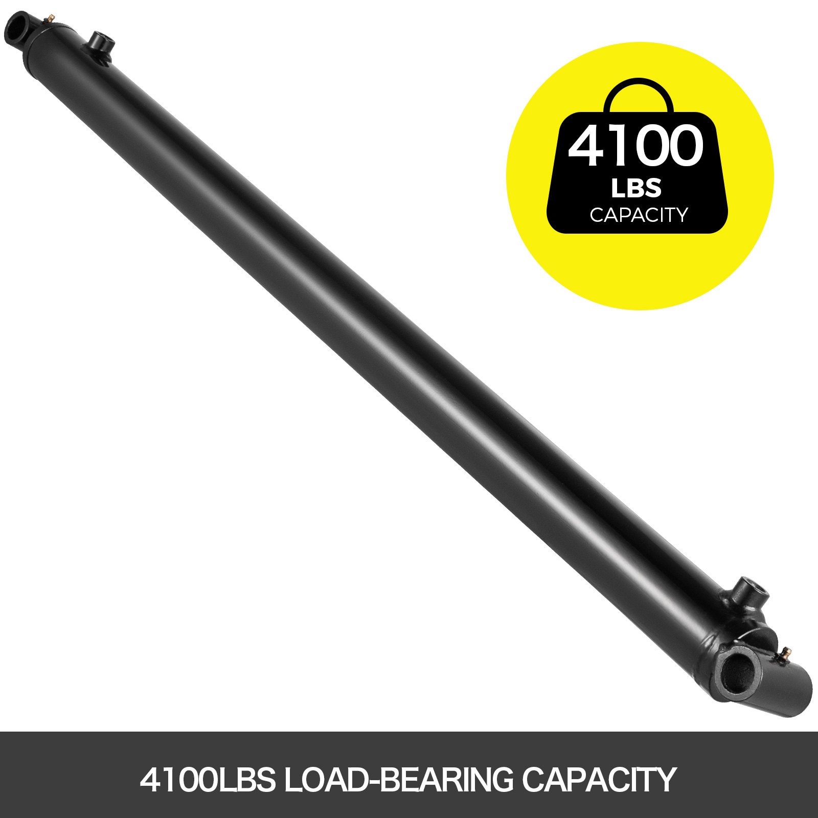 VEVOR Cilindro Hidráulico Cilindro de Ariete Hidráulico de Carrera de 50 mm de Diámetro 914 mm Cilindros Hidráulicos de 3000 PSI Tubo Transversal de Doble Acción Soldado Cilindro de Elevación