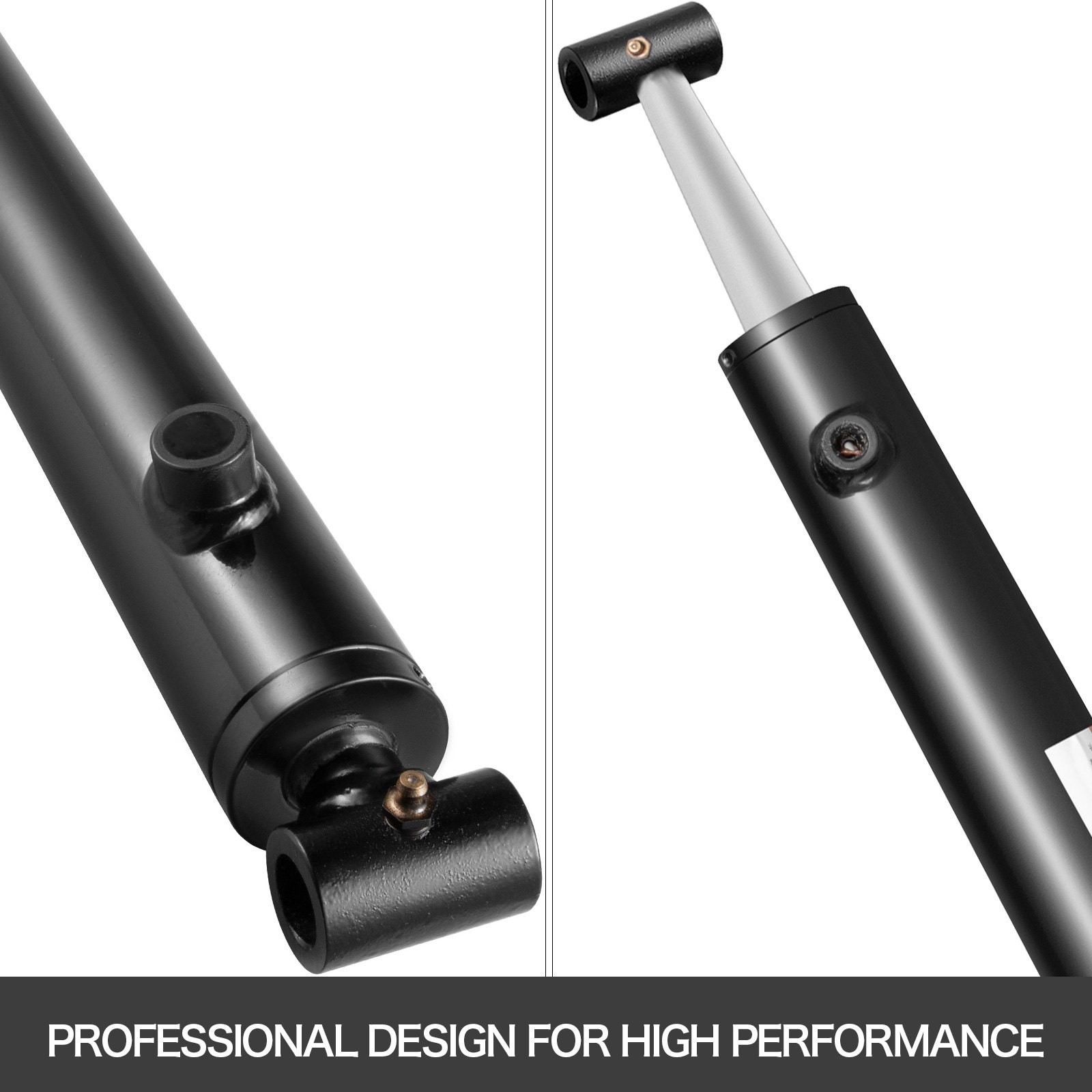 VEVOR Cilindro Hidráulico Cilindro de Ariete Hidráulico de Carrera de 50 mm de Diámetro 914 mm Cilindros Hidráulicos de 3000 PSI Tubo Transversal de Doble Acción Soldado Cilindro de Elevación
