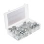 VEVOR JIC Accesorios Hidráulicos, Tapa y Tapón Hidráulico Industrial de Alta Resistencia, para Mangueras, Tubos, Rosca de Precisión en Tamaños Guión 37° 4 6 8 10 12 16, 290 x 170 x 60 mm, 72 uds
