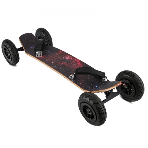 VEVOR Monopatín 99X20cm Mountainboard Longboard con Rodamiento de Patineta