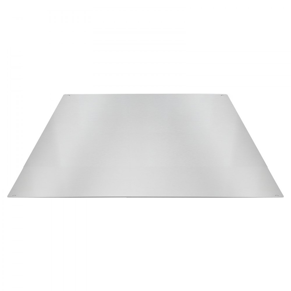VEVOR Protector contra Salpicaduras 910 x 760 x 0,7 mm, Panel Antisalpicaduras de Acero Inoxidable, Panel Metálico de Pared para Campana Extractora, Orificios Pretaladrados, para Estufa, Cocina