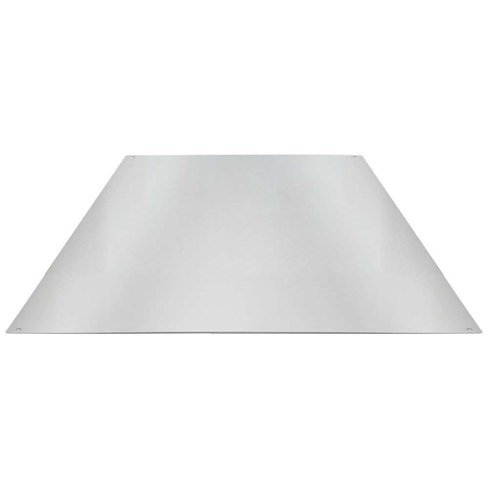 VEVOR Protector contra Salpicaduras 760 x 610 x 0,7 mm, Panel Antisalpicaduras de Acero Inoxidable, Panel Metálico de Pared para Campana Extractora, Orificios Pretaladrados, para Estufa, Cocina
