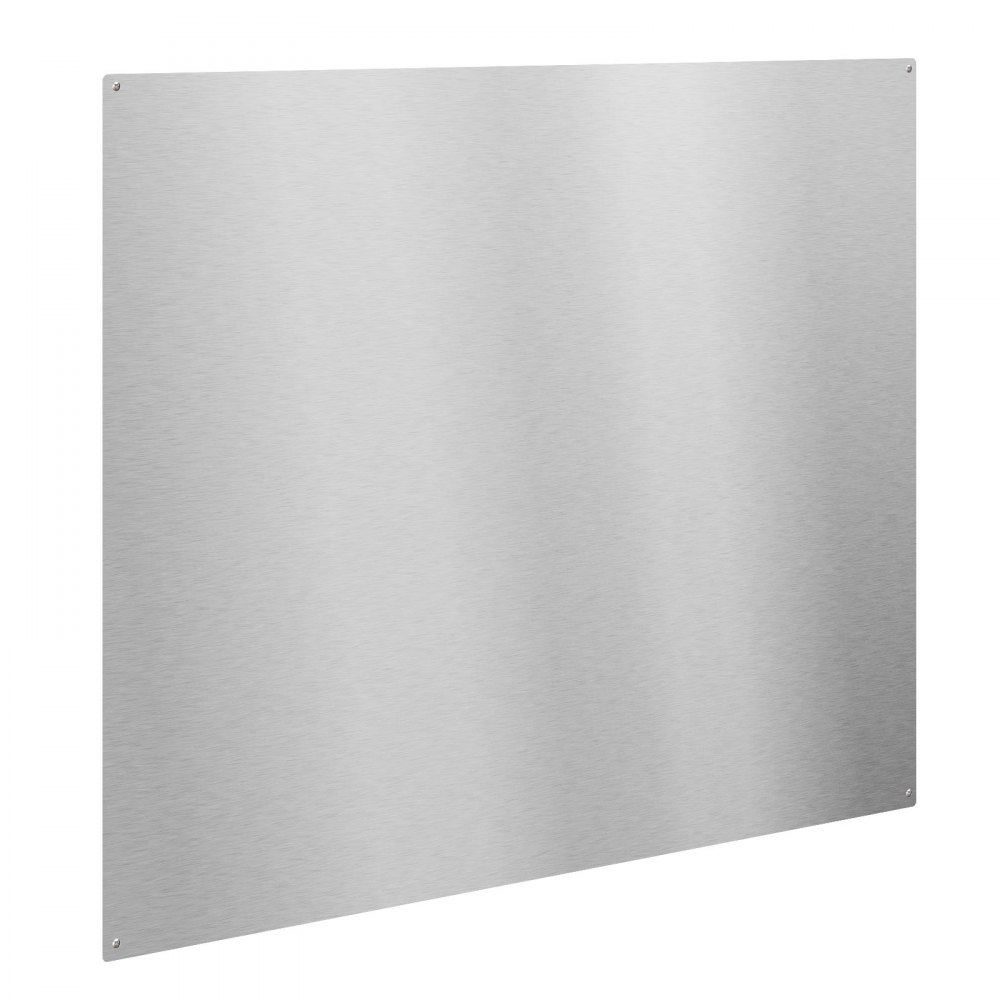 VEVOR Protector contra Salpicaduras 760 x 610 x 0,7 mm, Panel Antisalpicaduras de Acero Inoxidable, Panel Metálico de Pared para Campana Extractora, Orificios Pretaladrados, para Estufa, Cocina