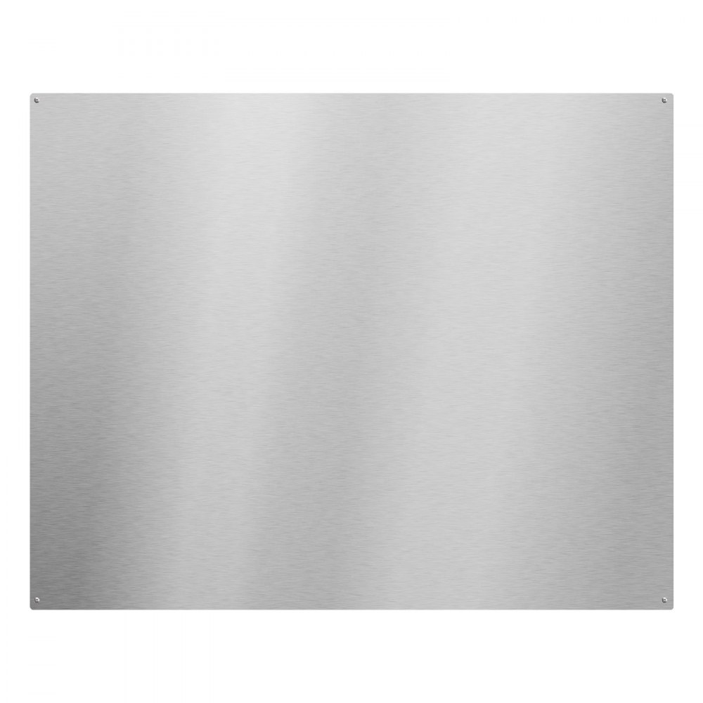 VEVOR Protector contra Salpicaduras 760 x 610 x 0,7 mm, Panel Antisalpicaduras de Acero Inoxidable, Panel Metálico de Pared para Campana Extractora, Orificios Pretaladrados, para Estufa, Cocina
