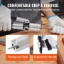 VEVOR Expansor Hidráulico de Tubos HAVC de 3/8" a 1-1/8" Kit de Estirador de Tuberías con 7 Cabezales de Expansión Herramienta Desbarbadora Cortatubos para Tubos de Cobre Aluminio Latón Acero Blando