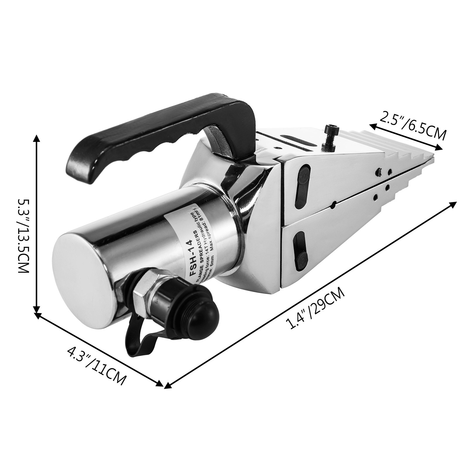 Separador De Brida Hidráulico Solo Cabeza / Molde 14t Esparcidor De Brida
