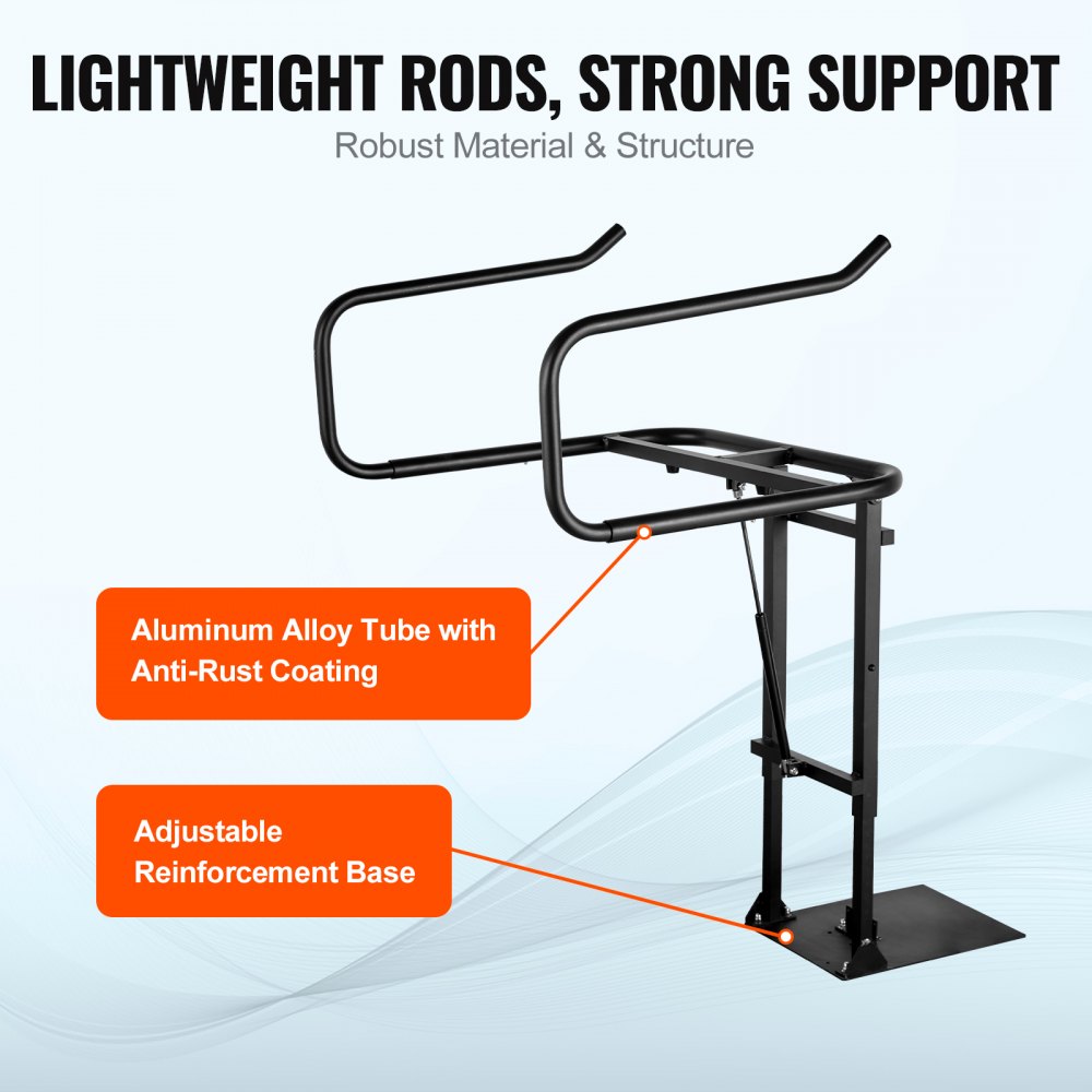 VEVOR Hot Tub Cover Lift, Spa Cover Lift, Hydraulic, 84-105 cm (H), 135-235 cm (W), Adjustable, Installed on One Side at the Bottom, for Various Sizes of Hot Tubs