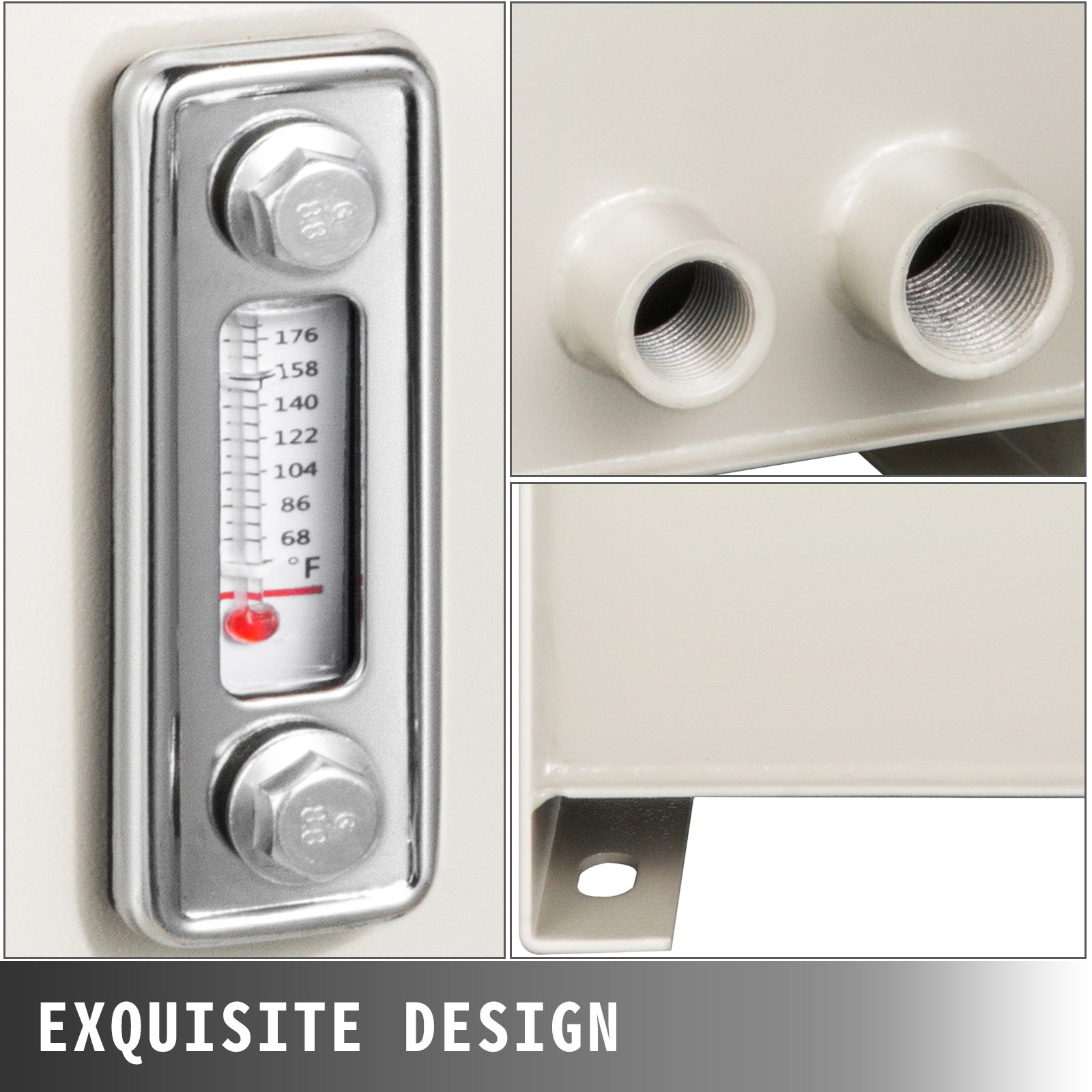 Tanque De Aceite Hidráulico, Tanque De Combustible 50 L, Con Indicador Y Filtro