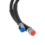 VEVOR Hydraulic Steering Kit, 150 HP, Marine Boat Hydraulic Steering System, with 6.9 MPa/1000 psi Helm Pump, Two-Way Lock Cylinder, and 6 m High-Strength Hoses, for Single Station, Single-Engine Use